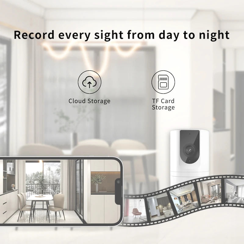 Ease Life App Security Baby Camera Indoor Home Security 2.4GHz 1080P Pet Dog Camera with Phone App Motion Detection 2-Way Talk