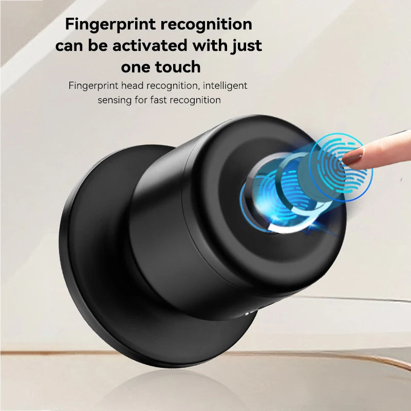 XSDTS Tuya App Fingerprint Smart Lock with Bluetooth Digital Door Lock Keyless Entry Home House Apartment